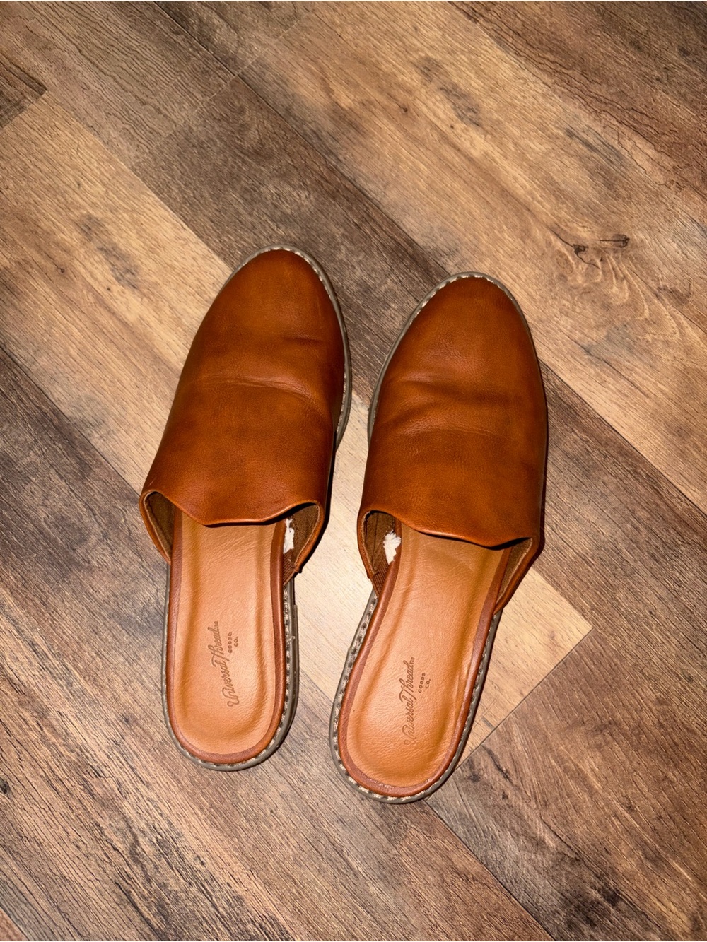 Universal Thread pleather mules
